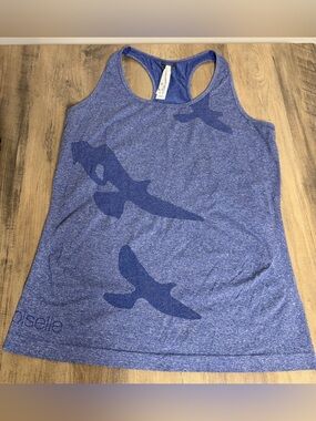Oiselle Blue Flyte Tank